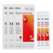 헬스헬퍼 맥스컷 다이어트 허리업 7g x 20포 x 3박스 (총 60포), 단품, 단품