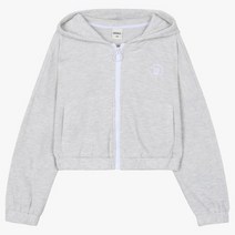 유솔 와플지 크롭 후드집업(ULJM23451)
