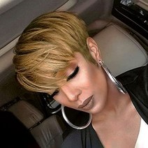 Rofa Short Pixie Cut Wig for Black Women 합성 머리 Short Cut Wig for Women Pixie Short Cut Wigs fo, 1