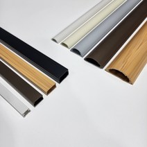 국산 몰딩 몰드 쫄대 사각 고강도 AL 전선몰드 BOX단위 판매, 사각몰드, 1호 100개/BOX, 밤색