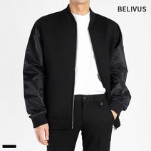 [KT알파쇼핑]빌리버스 남자 항공 점퍼 BDT227 남성 블루종 집업 자켓 아우터