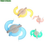 4 개대 직조 도구 Pompon Braider 양모 공 만들기 기계 메이커 모방 콜라 털이 장치 스티치 액세서리