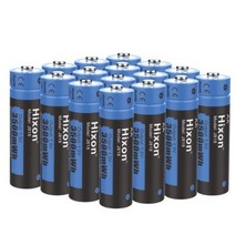 고성능 Hixon 충전식 리튬이온 전지 손전등 선풍기 게임기 마우스 지원 3500mWh 15V, 1.5V_CHINA | 16pc battery