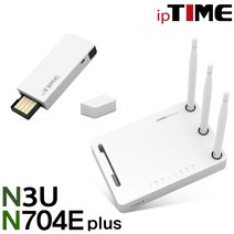EFM ipTIME N704E plus 유무선공유기, N704Eplus+N3U