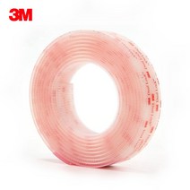 3M 듀얼락 양면 테이프 벨크로 찍찍이, 3M SJ3560-투명 /, 2.54cmX300cm