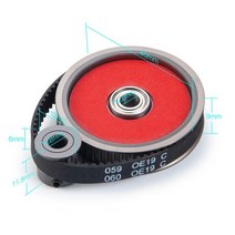 서보모터 로봇 RC 방수 미니 고토크 모터 AXSPEED 3.17/5.0mm 벨트 드라이브 변속기 기어 시스템 1/10 자동차 크롤러 축 SCX10 II 90046 업그레이드 DI, CHINA, 5.0mm and Belt