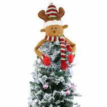 메리 크리스마스 트리 탑장식 루돌프 트리토퍼장식, 단품
