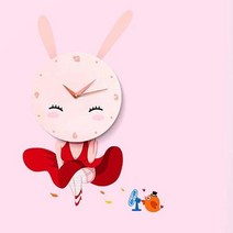 아이방 벽장식 인테리어 귀여운 벽시계 아기방코디