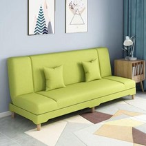MONTHERIA 소파베드 접이식쇼파 쇼파침대 WJC135-22, 1.2M, 말차녹색