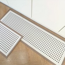 포그램 -2종세트- 감성디자인 규조토 주방매트/발매트, 02.도트-SET(M+L)
