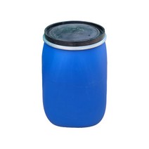 플라스틱 드럼통 50리터 PVC 보관용기 발효 공드럼, 플라스틱 드럼통 50L/중고, 1개