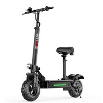 성인킥보드 11 인치 500W 오프로드 진공 타이어 전기 스쿠터 두 바퀴 미니 접이식 스케이트 보드, 01 10ah black