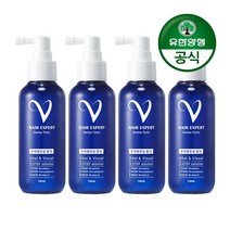 유한양행 브이헤어엑스퍼트 더마탈모완화 두피토닉, 4개, 120ml