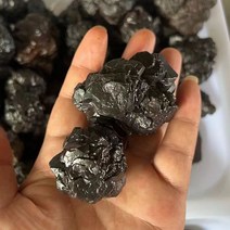 운석 METEORITE 수집 광물 벌크 천연 크리스탈 치유 예언 돌 거친 검은 다리미 광석 미네랄 카보네이도 1500g백, 1.100g