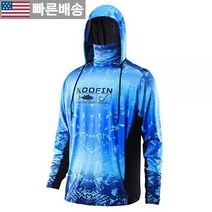 [KOOFIN GEAR 정품] 퍼포먼스 낚시 후디 페이스 마스크 UPF50 자외선 차단 셔츠 후드 긴소매 드로스트링 포켓 포함 옐로우 555318