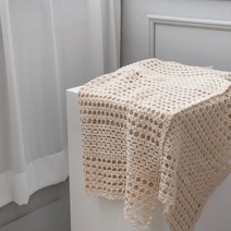 동영상 코바늘 클래스 - 레이스 커튼 diy 키트 베이지, 1개