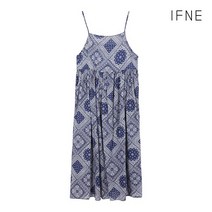 이프네 여성 민소매 페이즐리 원피스