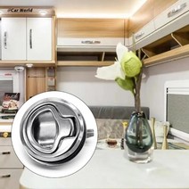 6XDB RV 캐러밴 풀 핸들 래치 캠핑 서랍 캐비닛 보트 도어 잠금 버튼104996