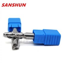 밀링 커터 합금 코팅 텅스텐 강철 도구 알루미늄 Cnc 기계 2 블레이드 엔드 밀 탑 목재, 12.0X75L