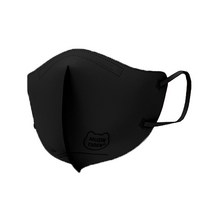 무직타이거 KF94 마스크 블랙 대형 25매입 1개, 25개입