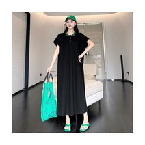 그린홀릭 롱 원피스 루즈핏 빅사이즈
