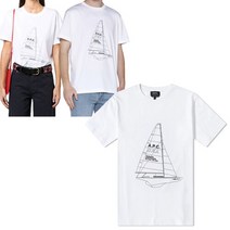 A.P.C.(아페쎄) 23SS 아페쎄 요트 로고 반팔티/CODEU M26203 AAB
