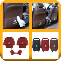 BMW 3 5 시리즈 3GT 6GT X1 X3 X4i 호환 시트커버 킥매트 킥패드 백커버 1세트 3PCS, 16~22년 X1 X2, 오리지널 블랙, 3개