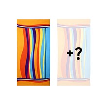 비치타올 대형2P 고급타올 1500*700 해변 캠핑 수영장 온수풀 다용도타월, 대형_오렌지웨이브1P+랜덤1P