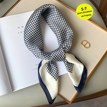 스타일링 스카프 간절기 봄스카프 개성있는 실크 새틴 헤드 여성용 동물 목 70cm 스퀘어 숄 및 Wrpas