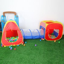 어린이 터널 놀이 체육교구 놀이시설 어린이집 교구, 다크카키