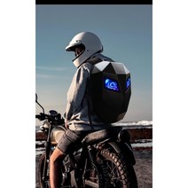 바이크 백팩 LED 오토바이 가방 방수 헬멧수납 리어백