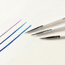 아크릴 세필붓 그림붓 학습용붓 세필브러쉬 미술브러쉬 미술교구, 타입:0호