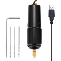 Meterk Z-U36 미니 핸드 드릴 홀 펀칭기 진주 HM 에폭시 USB 5V 전기 소형 공장, 1개