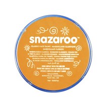 Snazaroo 페이스 & 바디 페인팅 물감, Classic(일반색)-OCHRE YELLOW, 1개