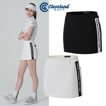 클리브랜드골프 클리브랜드골프 옆선 레터링 랩스커트형 여성 숏반바지/골프팬츠