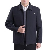 중년남자자켓 중년 및 노인 남성 아버지 코트 봄 재킷 얇은 섹션 아빠 느슨한 셔츠 아빠 점퍼 봄 춘추용 데일리 간절기 퀄리티