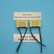 캐패시터 3pcs x 제조업체 리드 광고 275v 104 0.1 미크로포맷 224 0.22 미크로포맷 334 0.33 미크로포맷 474 0.47 미크로포맷 k x2 안전, 0.47uf