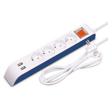 공업용 4구 3M USB2P 220V난연멀티탭 돼지코플러그 콘센트-72394EA, 1, 1, 본상품선택