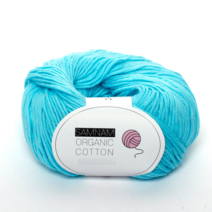 삼남뜨개실 오가닉코튼 10+1 코바늘실 가방실 털실 옷실 50g 뜨개질실 면사, 오가닉코튼50g 16 아쿠아