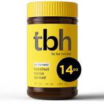 TBH 무설탕초코잼 헤이즐넛 비건 400g x 2통, 1+1(2팩)
