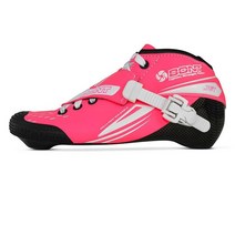 레이싱인라인 Bont오리지널 제트 스피드 인라인 열 성형 스케이트 100% 카본 레이싱 부츠 2pt 195mm, [11] 8.5, [05] White