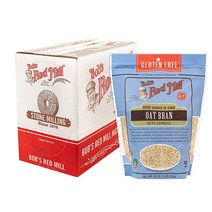 밥스 레드밀 오트 브란 시리얼 454g x 4팩 (지퍼백 NON-GMO 글루텐프리) 오트밀 귀리 Gluten Free Oat Bran