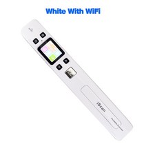 북스캐너 북스캔 책스캔 셀프북스캔 휴대용 사진 스캐너 iScan A4 와이파이 1050 USB 책 핸드헬드 문서, 01 WHITE