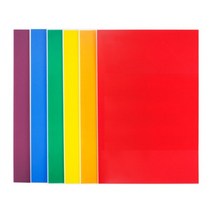 아트메이트 단면칼라보드롱 5T 연노랑색