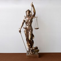 정의의여신상 정의의 여신 법의 여신상 석상, 높이 4.88cm 콜드 캐스트 청동 모델 테미스