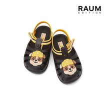라움에디션 PATRULHA CANINA FRIENDS 브라운 아동 캐릭터장식 샌들