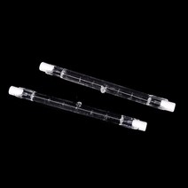 어류 수생 수족관 용품 118mm R7s 할로겐 투광 조명 전구 300W 220V240V 텅스텐 필라멘트 이중 종단 선형, 한개옵션1, 한개옵션0