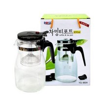 유리 스테인리스 티망 차주전자 티팟, 900ml