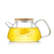 [꽃을담다] 대나무 꽃차티포트 600ml, 쇼핑백(X)