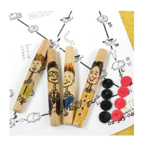 나만의 윷 A set(주머니 포함 반제품) 설날 새해 DIY 학교 유치원 단체 수업 집콕 놀이 키트